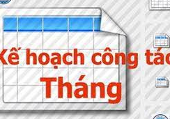 KẾ HOẠCH CÔNG TÁC THÁNG 12/2021